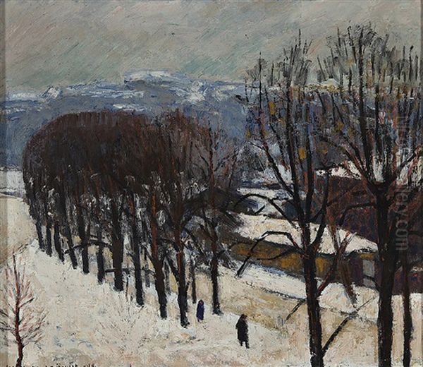 Helsinki Oil Painting by Gunvor Groenvik