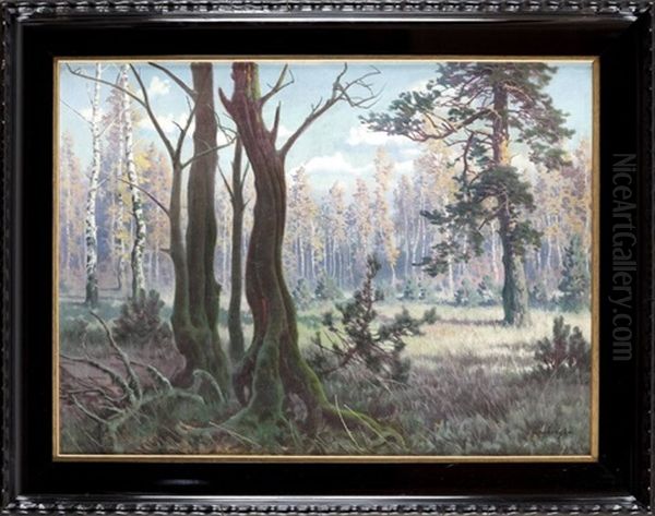 Las Oil Painting by Jan Grubinski