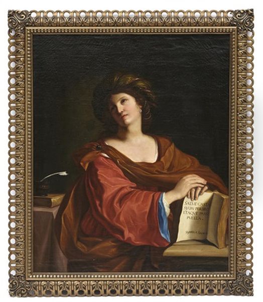 Samian Sibyl Oil Painting by Giovanni Francesco Barbieri