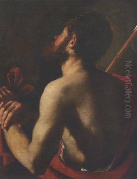 San Giovanni Battista Oil Painting by Giovanni Francesco Barbieri