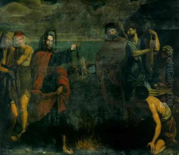 Saint Paul On The Island Of Malta Oil Painting by Giovanni Francesco Barbieri