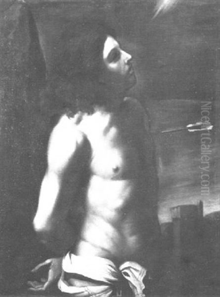 Saint Sebastien Oil Painting by Giovanni Francesco Barbieri