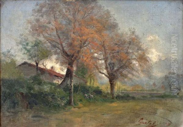 Paysage Oil Painting by Laurent Guetal