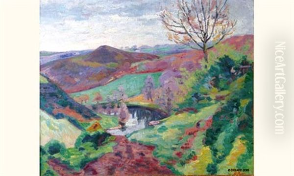 Puy Berriau Oil Painting by Armand Guillaumin (Fils)
