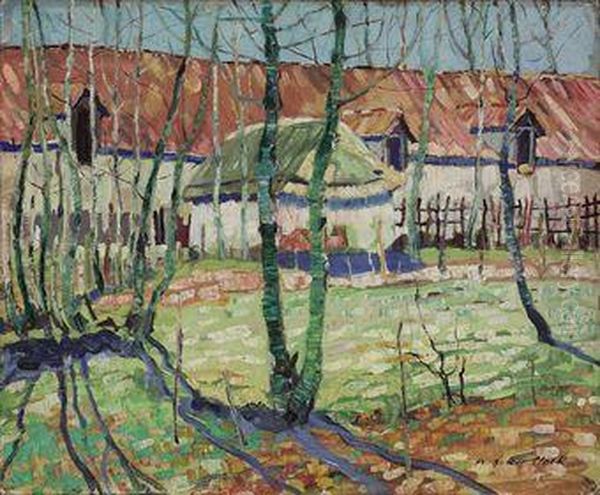 Le Chaumine Oil Painting by Arthur Baker-Clack