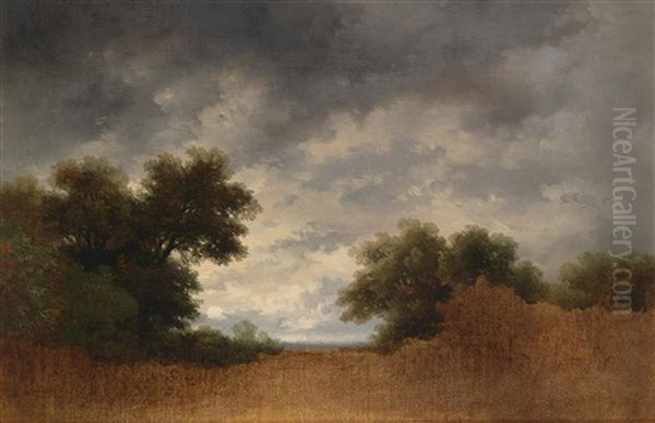 Aus Dem Prater Bei Wien Oil Painting by Remigius Adrianus van Haanen