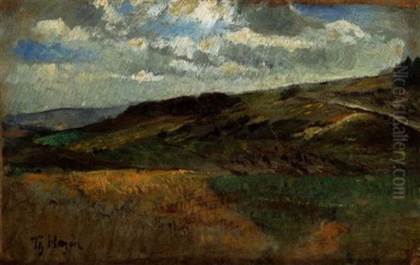 Eifellandschaft Oil Painting by Theodor Joseph Hagen