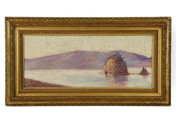 Haystacks Oil Painting by Philip Leslie Hale