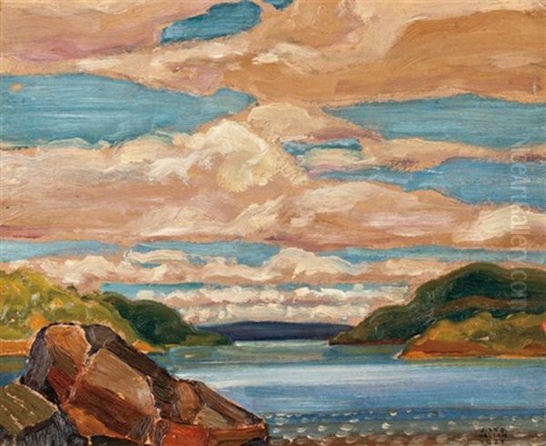 Lake Of Bay Oil Painting by Joseph Sydney Hallam