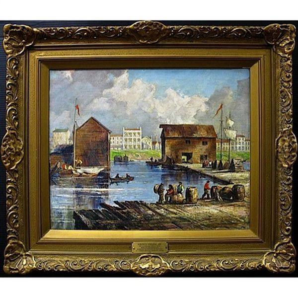 Toronto, Ontario (after William Henry Bartlett) Oil Painting by Joseph Sydney Hallam