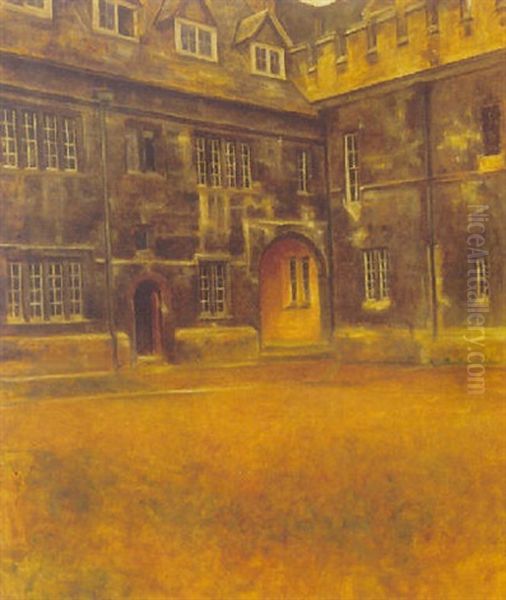 Oxford Motiv Oil Painting by Svend Hammershoi
