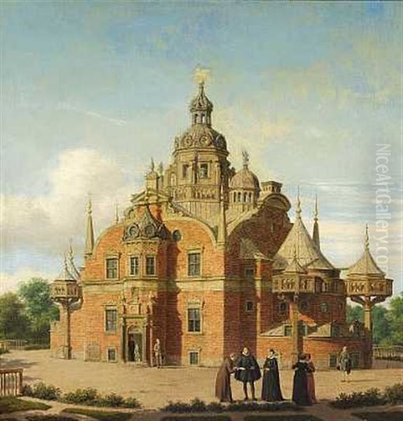 Uranienborg Oil Painting by Heinrich Hansen