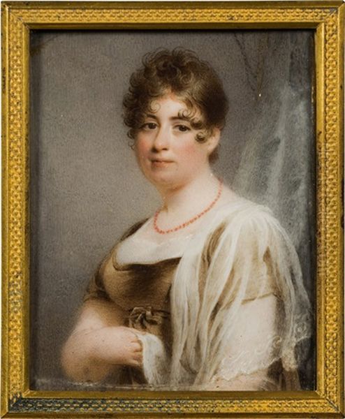 Damenportrat Oil Painting by Hargreaves, Thomas