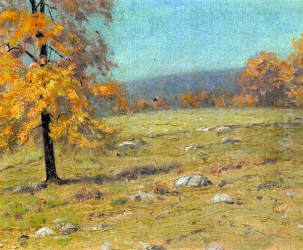October In The Hills Oil Painting by Lovell Birge Harrison