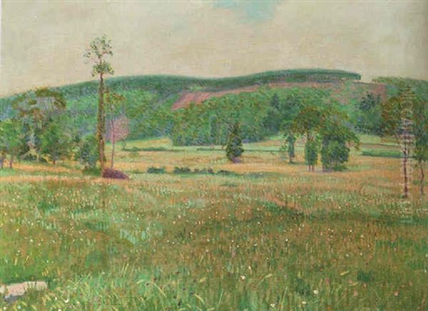 Eiffel Landscape In Spring Oil Painting by Ferdinand Hart Nibbrig
