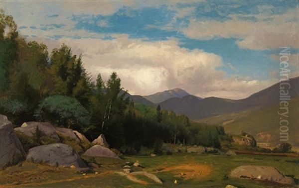 Scene In The White Mountains Oil Painting by William M. Hart