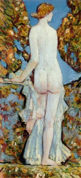Nude Oil Painting by Childe Hassam