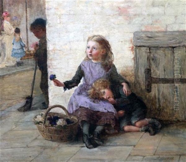 Tis A Very Good World Oil Painting by Alice (Alice Morgan) Havers
