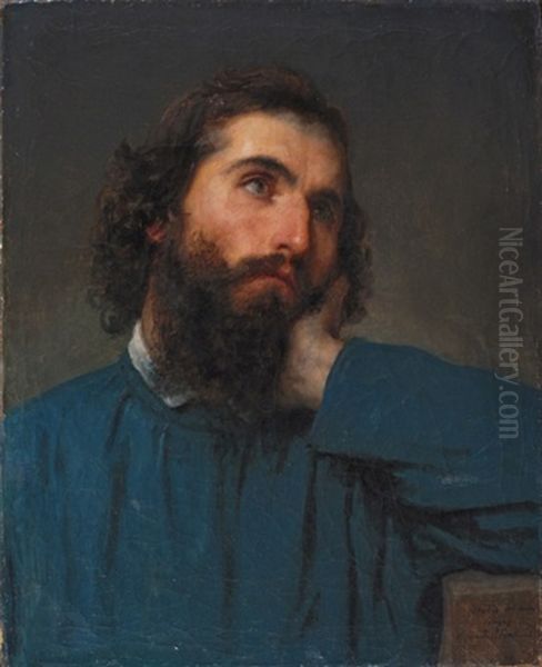 Ritratto Virile Oil Painting by Francesco Hayez