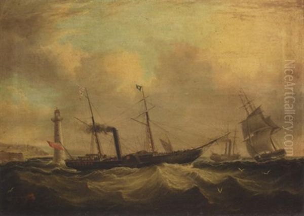 The Departing Paddle Steamer 