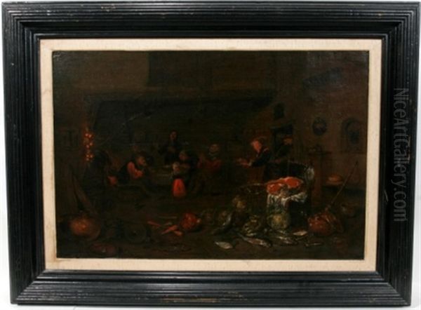 Untitled Oil Painting by Egbert Van Heemskerck