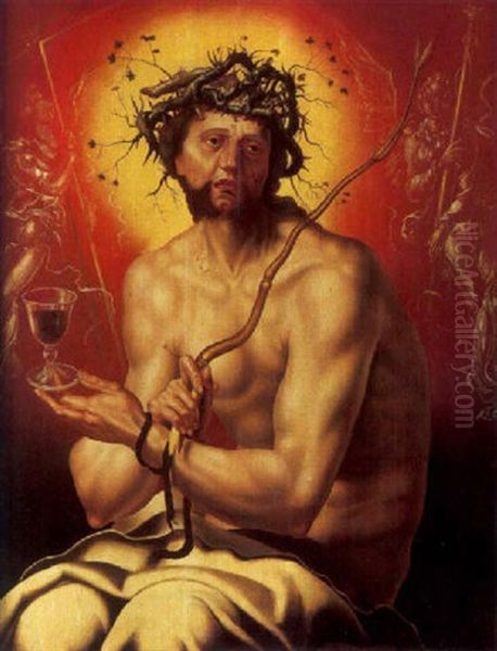 Le Couronnement D'epines Oil Painting by Maerten Jacobsz van Heemskerck