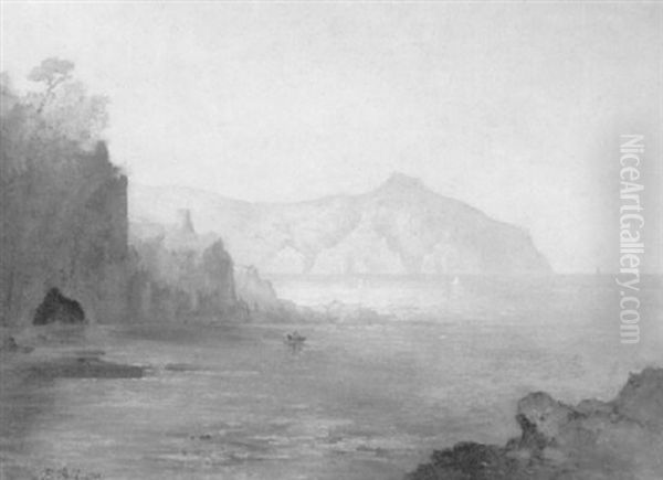 Kuste In Sanftem Abendlicht Oil Painting by Karl Heilmayer