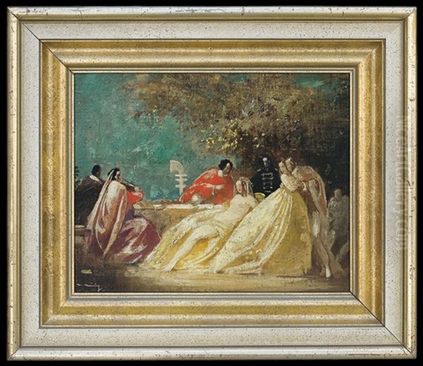 Venice Siesta Oil Painting by Walter Heimig