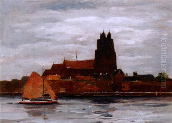 Ansicht Von Dordrecht Oil Painting by Walter Heimig