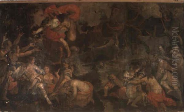 L'enlevement De Proserpine Oil Painting by Joseph Heintz the Elder