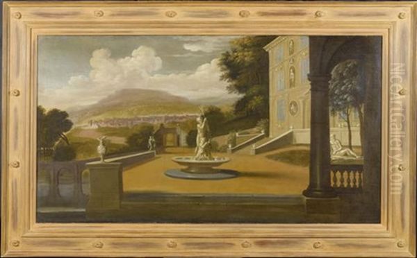 Palastarchitektur Oil Painting by Joseph Heintz the Younger