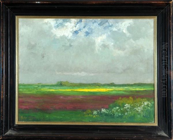 Sommer In Norwegen Oil Painting by Alfred Hermann Helberger