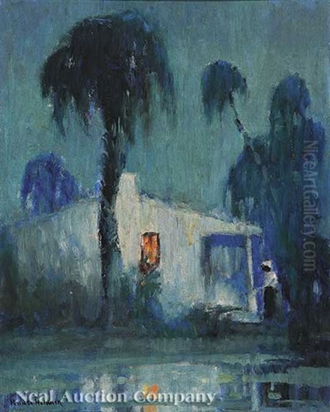 Plantation Louisiana Oil Painting by Knute Heldner