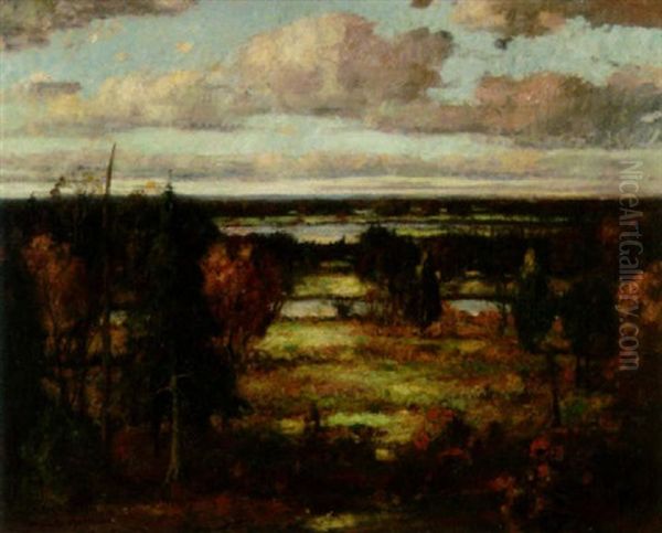 Arrowhead Country Oil Painting by Knute Heldner