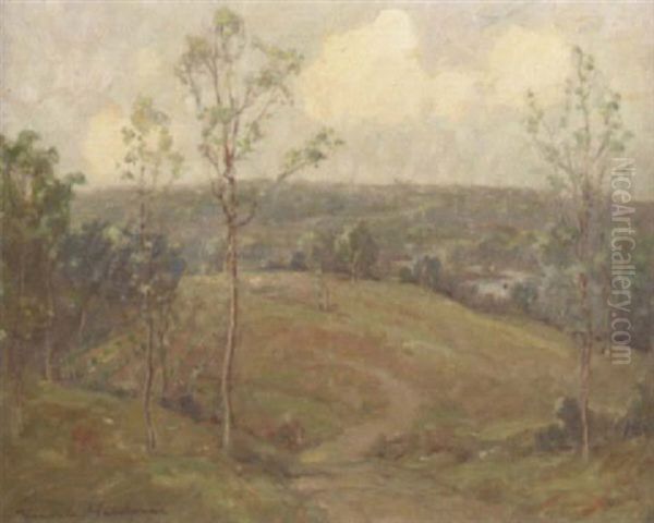 Minnesota Landscape Oil Painting by Knute Heldner