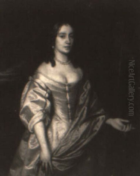 Portrait Of A Woman Oil Painting by Bartholomeus Van Der Helst