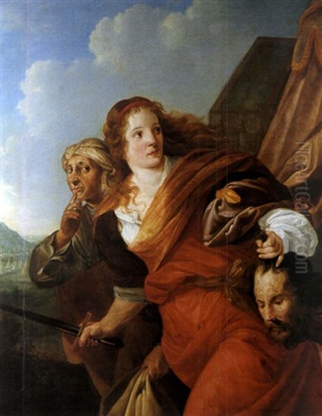 Judith Mit Dem Haupt Des Holofernes Oil Painting by Nicolaes de (Stocade) Helt