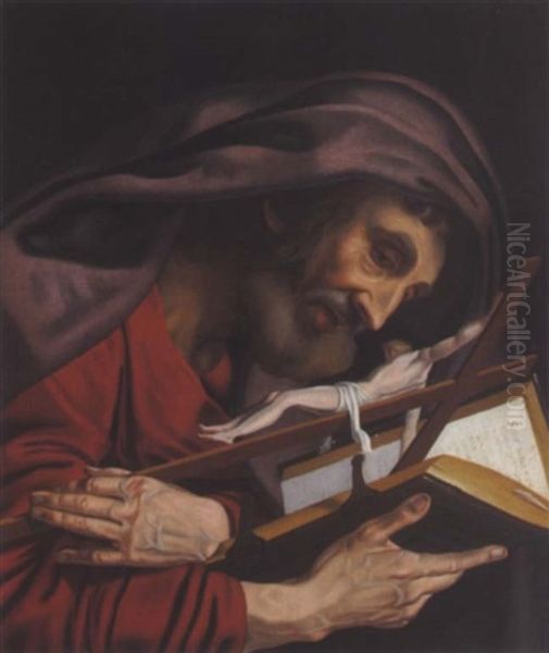 Der Heilige Hieronymus Oil Painting by Jan van Hemessen