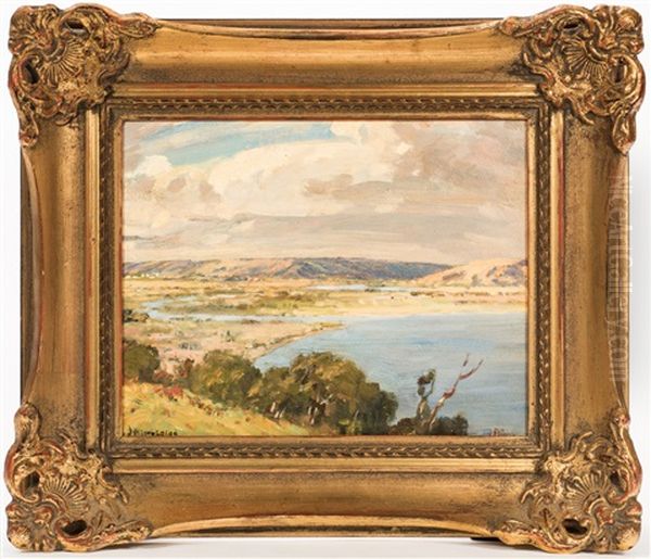 In The Qu'appelle Valley Oil Painting by James Henderson