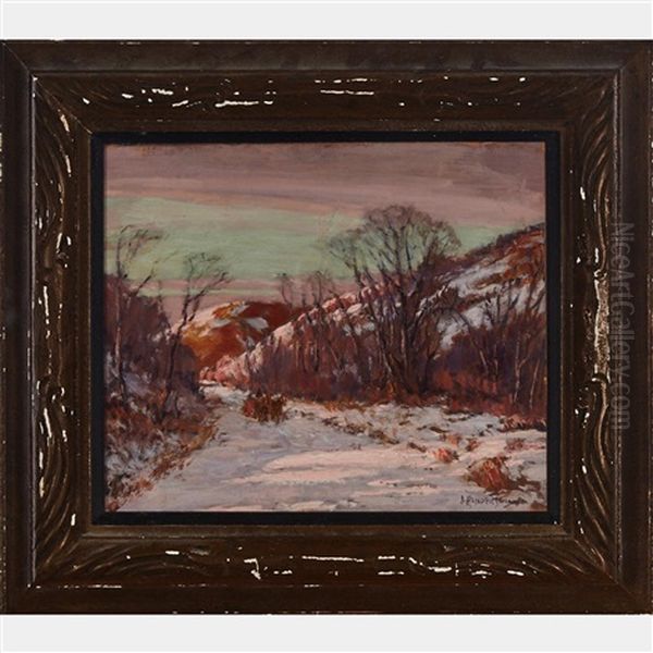 Valley Road Oil Painting by James Henderson