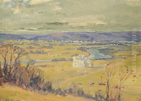 Untitled - Qu'appelle Valley Oil Painting by James Henderson