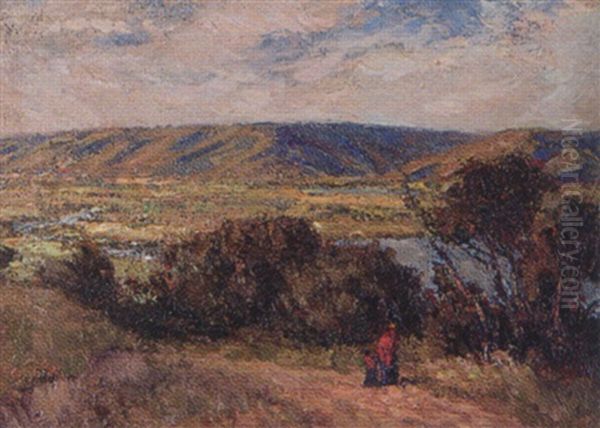Untitled - Qu'appelle Valley Oil Painting by James Henderson