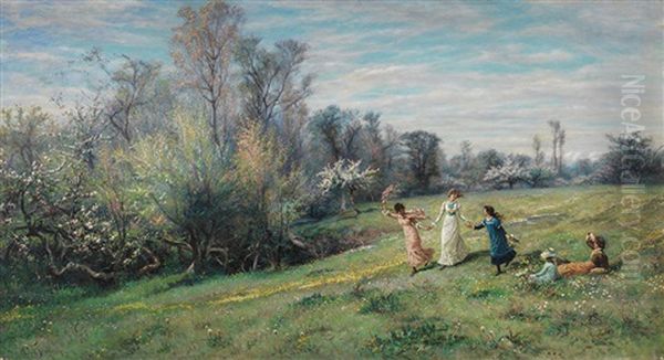 Landscape Oil Painting by William John Hennessy