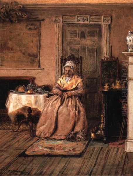 Old Aunt Hannah Oil Painting by Edward Lamson Henry