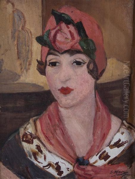 La Parisienne Oil Painting by Grace Henry