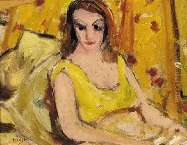 Seated Lady Oil Painting by Grace Henry