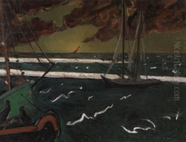 The Storm Oil Painting by Grace Henry