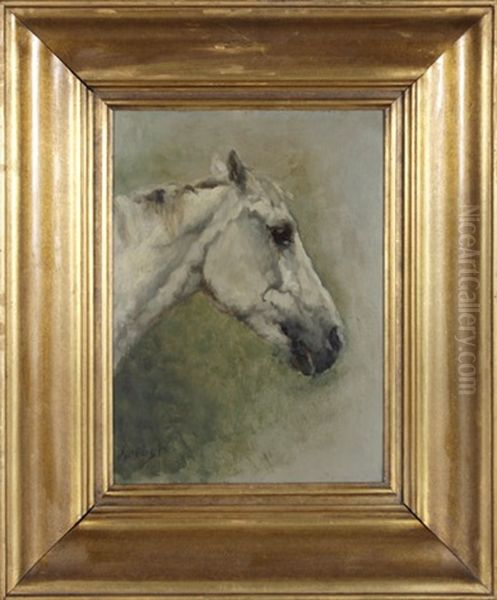 Kopf Eines Ruhenden Schimmels Oil Painting by Thomas Ludwig Herbst