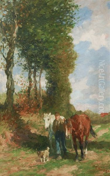 On The Way Home Oil Painting by Thomas Herbst