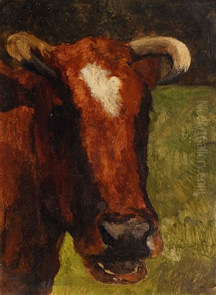 Die Gluckliche Kuh Oil Painting by Thomas Herbst